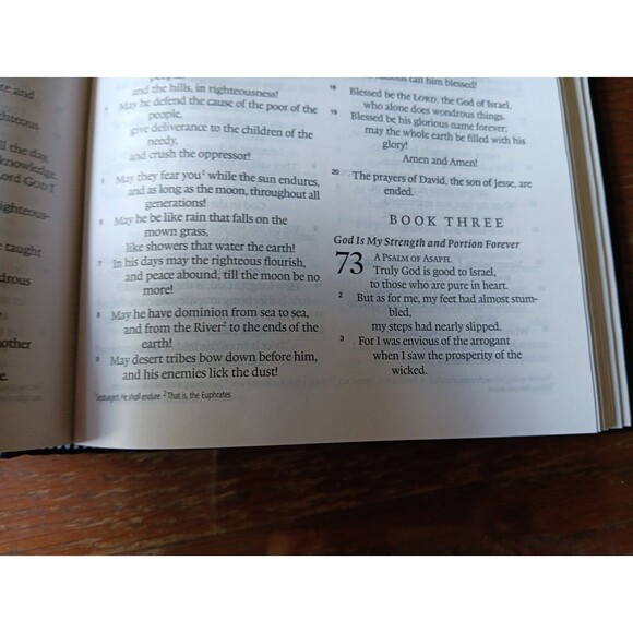 Holy Bible English Standard Version - ESV  Black (Hardcover 2016) Crossway VG - Picture 15 of 16